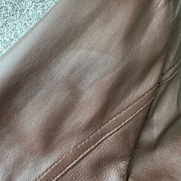 Wilson’s Leather Chocolate Brown Leather Buttery Soft Zip Up Jacket Women’s XL - Picture 15 of 15